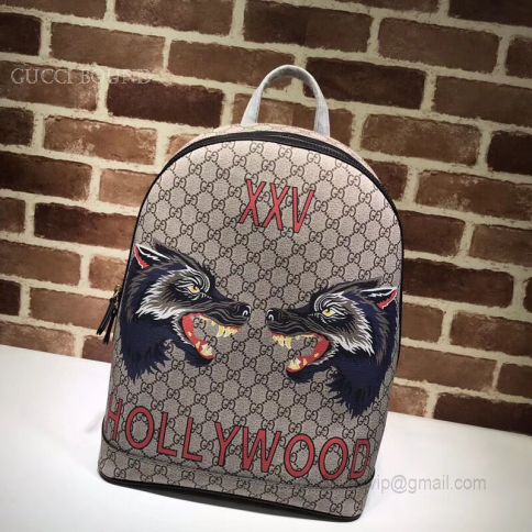 Gucci wolf backpack online