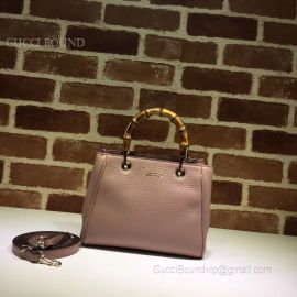 Gucci Exclusive Bamboo Shopper Mini Top Handle Bag Pink 368823