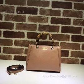Gucci Exclusive Bamboo Shopper Mini Top Handle Bag Khaki 368823