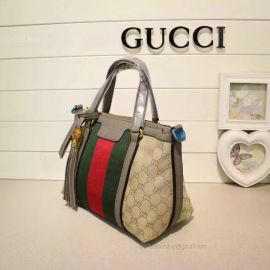 Gucci  Rania Original GG Canvas Top Handle Bag Gray 353114