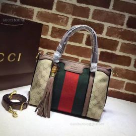 Gucci  Rania Original GG Canvas Top Handle Nude Bag 353114