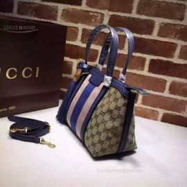 Gucci  Rania Original GG Canvas Top Handle Bag Blue 353114