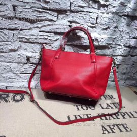 Gucci Soho Leather 2Way Bag Hand Bag Red 369176