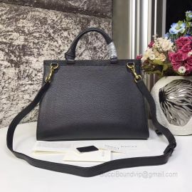 Gucci GG Marmont Leather Top Handle Bag Black 421890