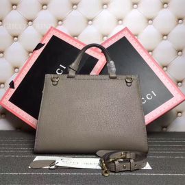 Gucci GG Marmont Leather Top Handle Bag Dark Grey 421890