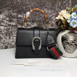 Gucci Dionysus Medium Top Handle Bag Black 448075