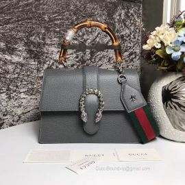 Gucci Dionysus Medium Top Handle Bag Gray 448075