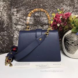 Gucci Dionysus Medium Top Handle Bag Dark Blue 448075