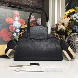 Gucci Totem Medium Top Handle Bag Black 505344