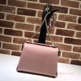 Gucci GG Leather Top Handle Bag Pink 510302