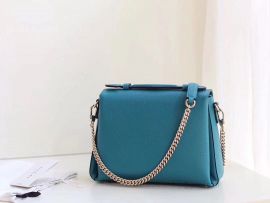 Gucci GG Leather Top Handle Bag Cyan 510302