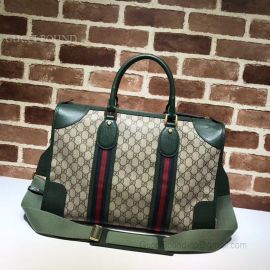 Gucci Courrier Soft GG Supreme Duffle Bag Green 459311