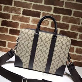 Gucci GG Supreme Briefcase Black 474135