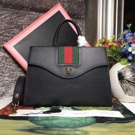 Gucci Web GG Marmont Small Top Handle Bag Black 476470