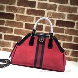 Gucci ReBelle Medium Top Handle Bag Red 516459