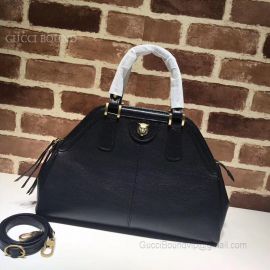 Gucci ReBelle Medium Top Handle Bag Black 516459