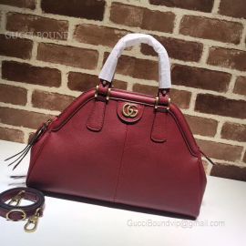 Gucci ReBelle Medium Top Handle Bag Wine 516459