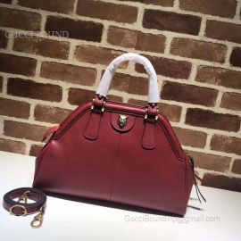 Gucci ReBelle Medium Top Handle Bag Wine 516459