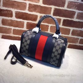 Gucci Vintage Web Original GG Boston Bag Red 269876