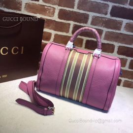 Gucci Vintage Web Original GG Boston Bag Violet 247205