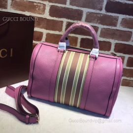 Gucci Vintage Web Original GG Boston Bag Violet 247205