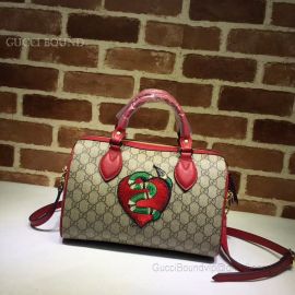 Gucci Red GG Small Top Handle Bag 409529