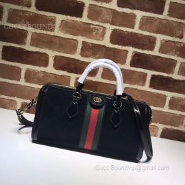 Gucci Ophidia Medium Top Handle Bag Black 524532