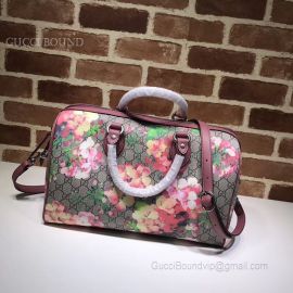 Gucci GG Supreme Guccissima Convertible Boston Bag Blooming 409527