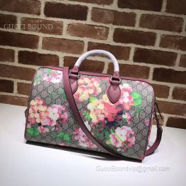 Gucci GG Supreme Guccissima Convertible Boston Bag Blooming 409527