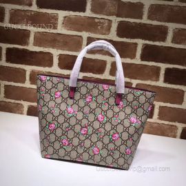 Gucci Children GG Kitten Friends Tote Flowers 410812