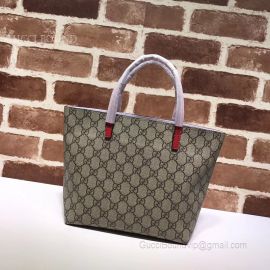 Gucci Childred GG Supreme Bow Tote Dark Blue 457232