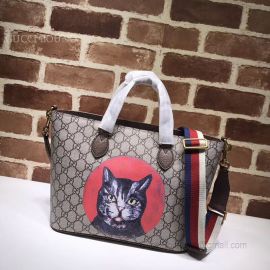 Gucci GG Supreme Tote Cat 473887