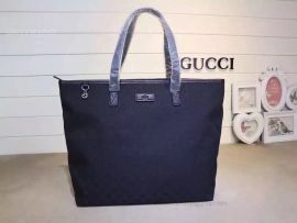 Gucci GG Red Canvas Large Tote Bag Dark Blue 257244