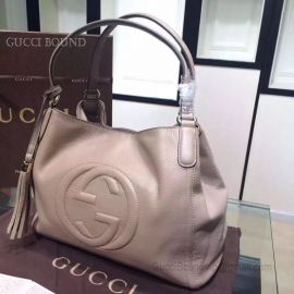 Gucci Soho Leather Tote Light Pink 282309