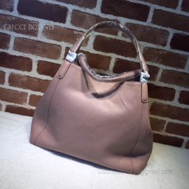 Gucci Soho Leather Tote Nude 282309