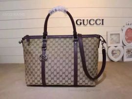 Gucci GG Pattern 2WAY Shoulder Boston Bag Brown 339550