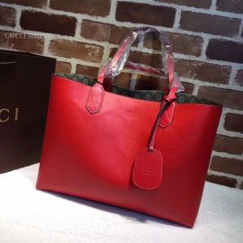 Gucci Reversible GG Blooms Medium Tote Red 368568
