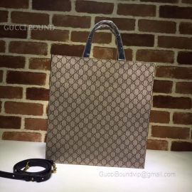 Gucci Pattern Print Soft GG Supreme Tote Tiger 450950