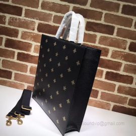 Gucci Bee Star Leather Tote 495444