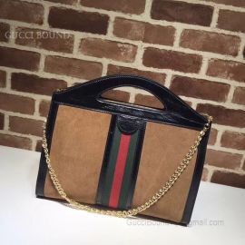 Gucci Ophidia Medium Top Handle Tote Coffee 512957