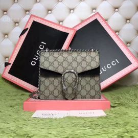 Gucci Dionysus GG Supreme Mini Bag Black 421970