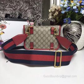 Gucci Guccitotem Web GG Supreme Messenger Bag Red 489617