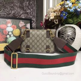 Gucci Guccitotem Web GG Supreme Messenger Bag Brown 489617
