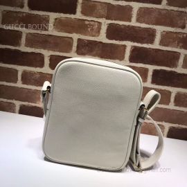 Gucci Print Messenger Bag White 523591