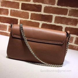 Gucci Soho Leather Chain Shoulder Bag Clay 336752