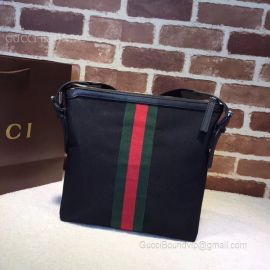 Gucci Web Small Messenger Bag Black 387111
