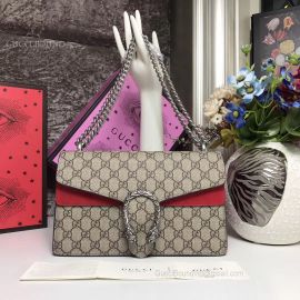 Gucci Dionysus Small GG Shoulder Bag Red 400249
