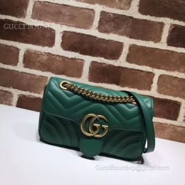 Gucci GG Marmont Matelasse Shoulder Bag Green 446744