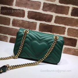 Gucci GG Marmont Matelasse Shoulder Bag Green 446744