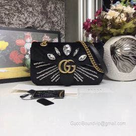 Gucci GG Marmont Small Shoulder Bag Black 443497